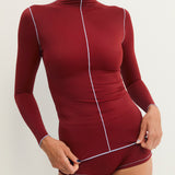Midday Rashguard - Merlot