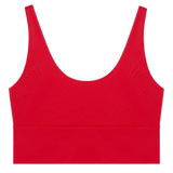 Punchy Surf Bikini Top - Red